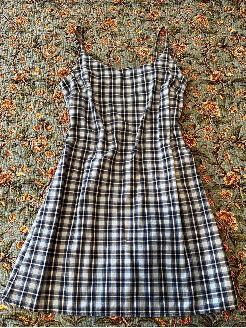 California Concepts Plaid Mini Dress w/ Tie Waist
